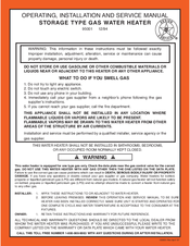 American Standard 75-76 AS Operating, Installation And Service Manual