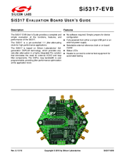 Silicon Laboratories Si5317-EVB User Manual
