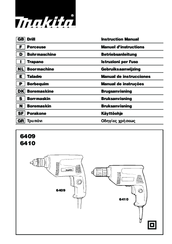 Makita 6410 Instruction Manual