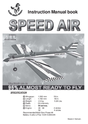 Black Horce Model SPEED AIR-40 BH08 Instruction Manual Book
