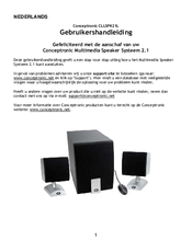Conceptronic CLLSPK21L User Manual