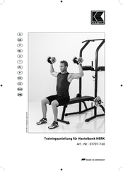 Kettler HERK 07707-760 Training Instructions