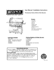 Lynx L27(F)(R) User's Manual & Installation Instructions