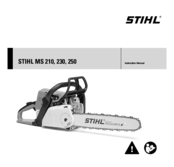 Stihl Ms 210 Instruction Manual Pdf Download Manualslib