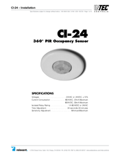 Intec CI-24 Installation Manual