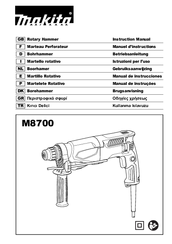 Makita M8700 Instruction Manual