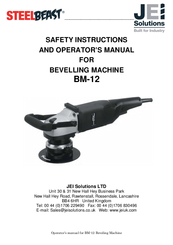 JEI SteelBeast BM-12 Safety Instructions And Operator's Manual