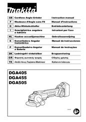 Makita DGA405 Instruction Manual