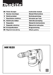 Makita HK1820 Instruction Manual