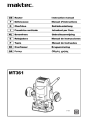 Maktec MT361 Instruction Manual