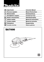 Makita SA7000 Instruction Manual