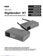 DigiSender DG440  X7 Instruction Manual