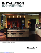 Thermador MASTERPIECE CIT36XKB Installation Instructions Manual