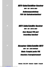 Avanti chd5-pvr User Manual