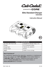 Cub Cadet CESC8000 Instruction Manual