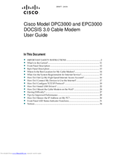 Cisco DPC3000 User Manual