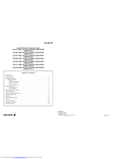 Ericsson 19D902797G3 Maintenance Manual