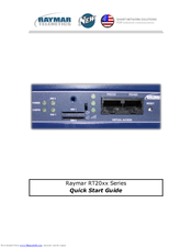 Raymar RT20 Series Quick Start Manual