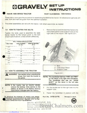 Gravely 5000 Series Setup Instructions