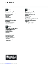 Hotpoint ariston LTF 8B019 Manuals | ManualsLib