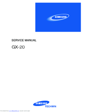 Samsung GX-20 - Digital Camera SLR Service Manual