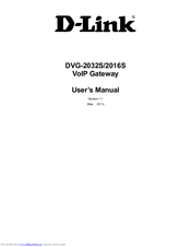 D-Link DVG-2016S User Manual