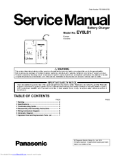 Panasonic EY0L81 Service Manual