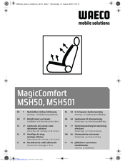 Waeco MagicComfort MSH501 Installation And Operating Instructions Manual