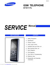 Samsung GT-E1117L Service Manual