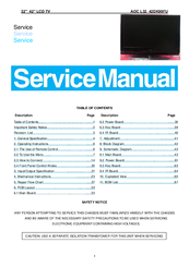AOC L32DK99FU Service Manual