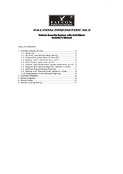 Falcon Predator XL3 Installer Manual