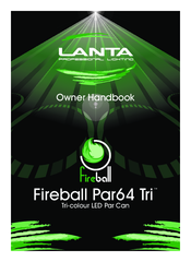 Lanta Fireball Par64 Tr Owner's Handbook Manual