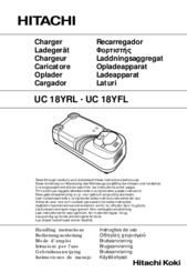 Hitachi UC 18YRL Handling Instructions Manual