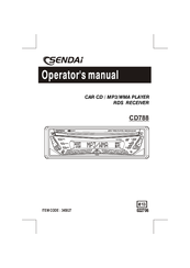 Sendai CD788 Operator's Manual