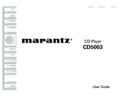 Marantz CD5003 User Manual