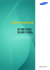 Samsung SyncMaster S24B150BL User Manual