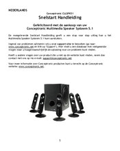 Conceptronic CLLSPK51 Quick Installation