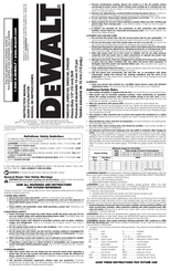 DeWalt DWD216G Instruction Manual