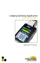 Hypercom T7 series Quick Reference Manual