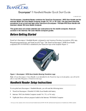 TransCore Encompass 1 Quick Start Manual