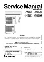 Panasonic CU-RE18NKE Service Manual