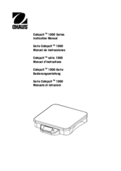OHAUS Catapult 1000 Instruction Manual