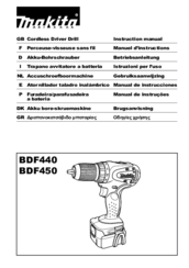 Makita BDF440 Instruction Manual