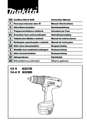 Makita 6327D Instruction Manual