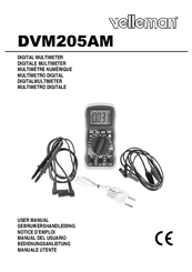 Velleman DVM205AM User Manual