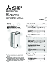 Mitsubishi Electric MJ-EZ6CX-H Instruction Manual