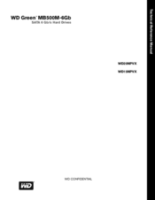 Western Digital WD GREEN WD15NPVX Technical Reference Manual