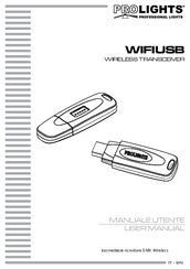ProLights WIFIUSB User Manual