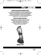 Clatronic HSM-R 2757 Instruction Manual