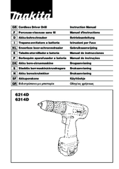 Makita 6214D Instruction Manual